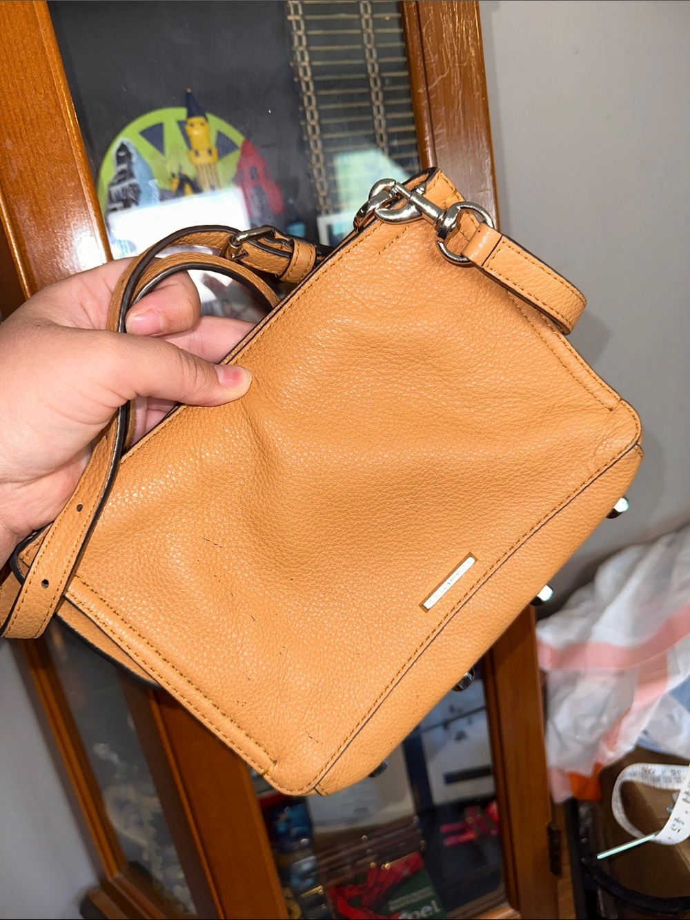 Rebecca Minkoff Tan Leather Crossbody Bag